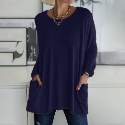 Talvie | Oversized Long Sleeve Tunic Top