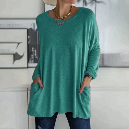Talvie | Oversized Long Sleeve Tunic Top