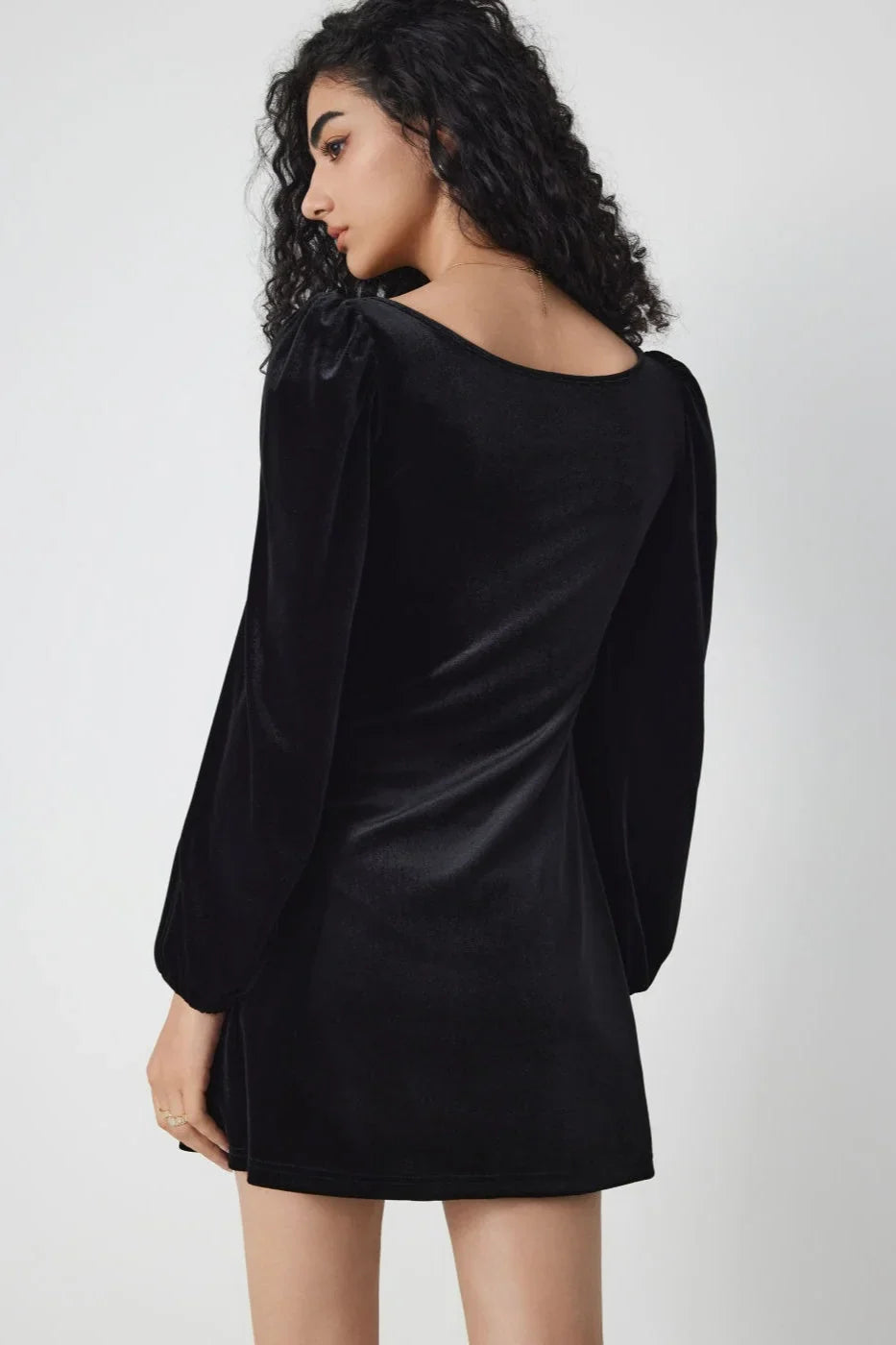Women's Tatum square neck mini cocktail dress - view 2
