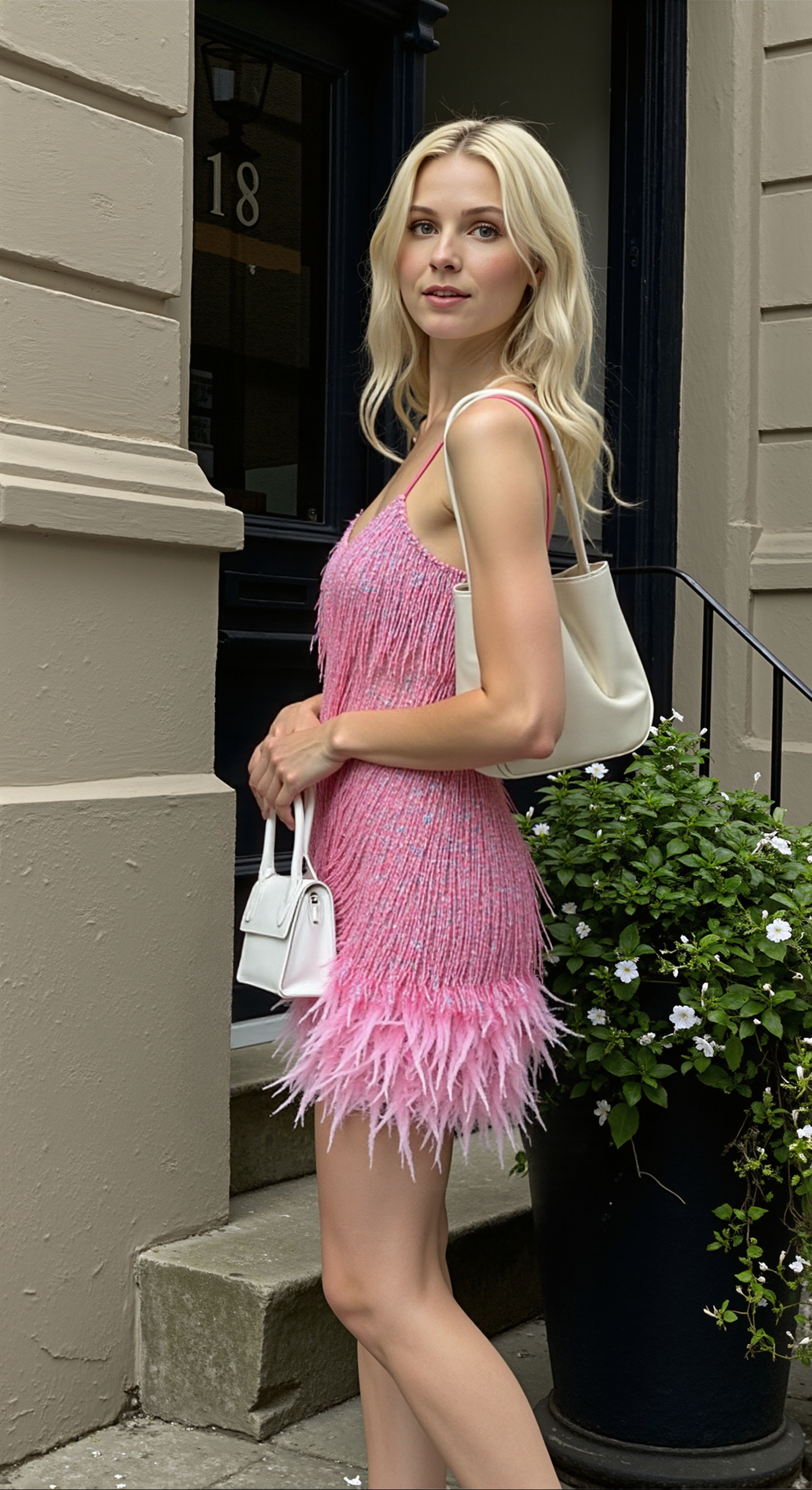 Liorra | Sequin Fringe Mini Dress