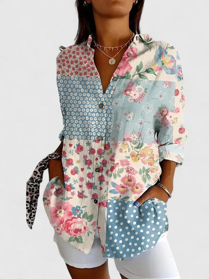 Sabine | Floral Flowy Blouse