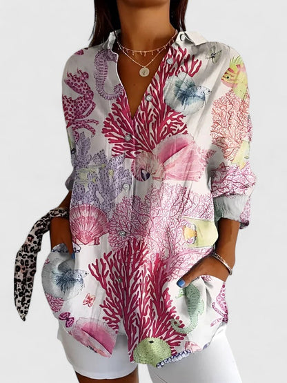 Sabine | Floral Flowy Blouse