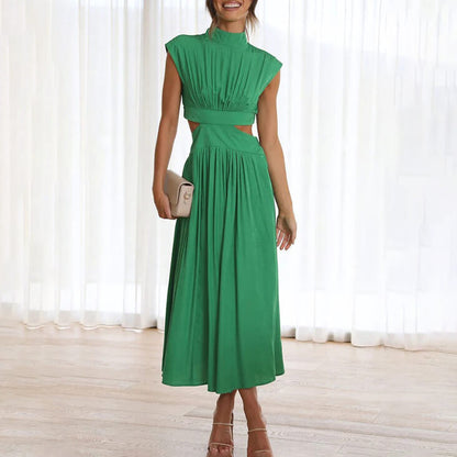 Isalina | Halter Summer Midi Dress