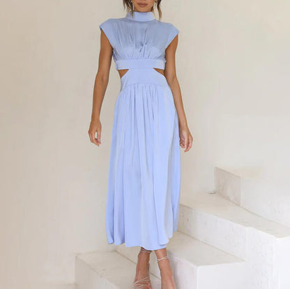 Isalina | Halter Summer Midi Dress