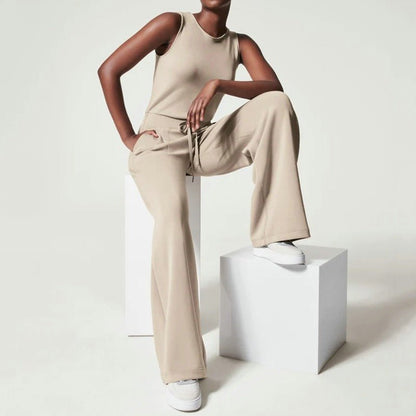 Quitterie | Sleeveless Wide-Leg Jumpsuit