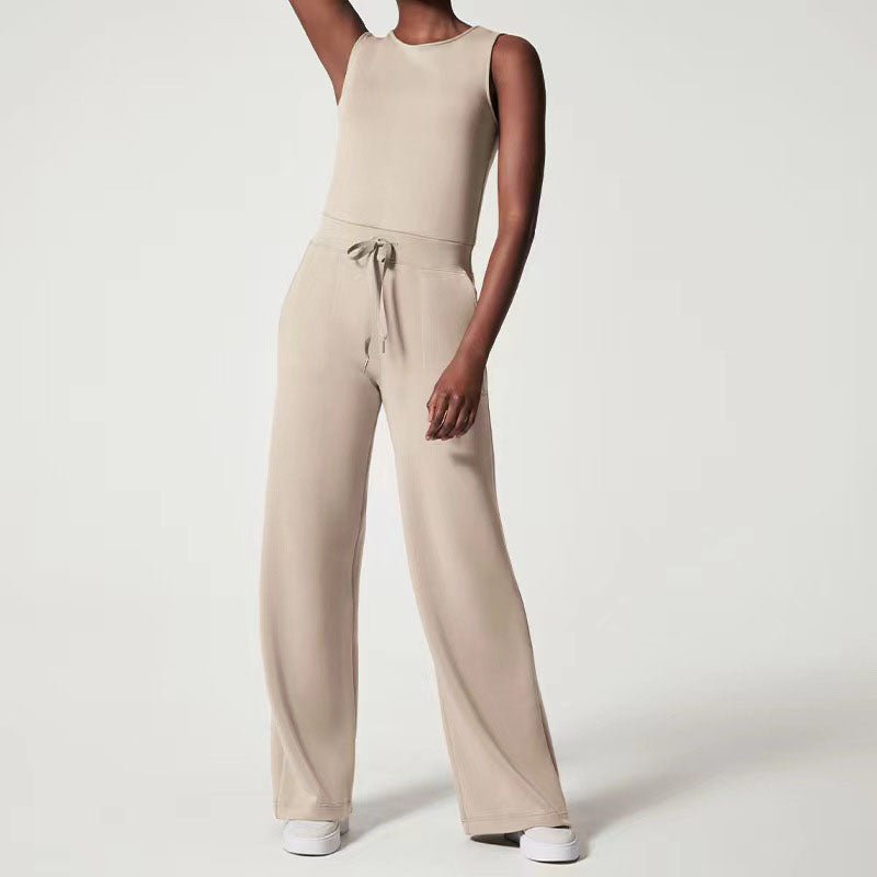 Quitterie | Sleeveless Wide-Leg Jumpsuit
