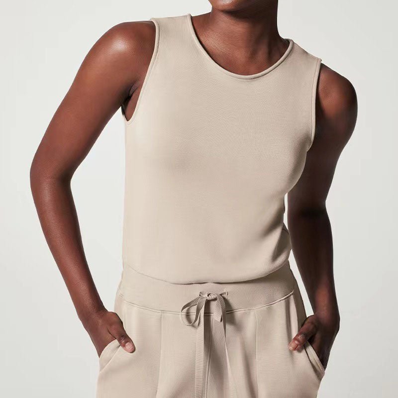 Quitterie | Sleeveless Wide-Leg Jumpsuit