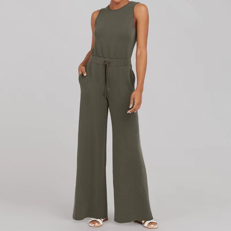 Quitterie | Sleeveless Wide-Leg Jumpsuit
