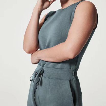 Quitterie | Sleeveless Wide-Leg Jumpsuit