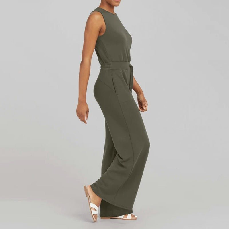 Quitterie | Sleeveless Wide-Leg Jumpsuit