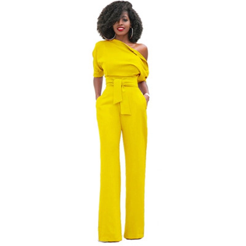 Ravelle | Off-Shoulder Wide Leg Jumpsuit