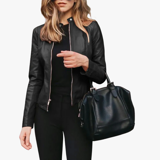Ronja | Zip-Front Bomber Jacket