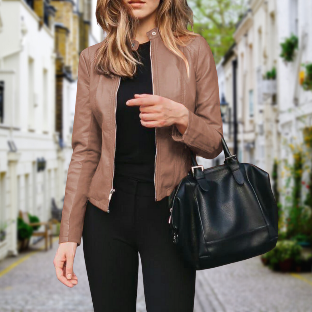 Ronja | Zip-Front Bomber Jacket
