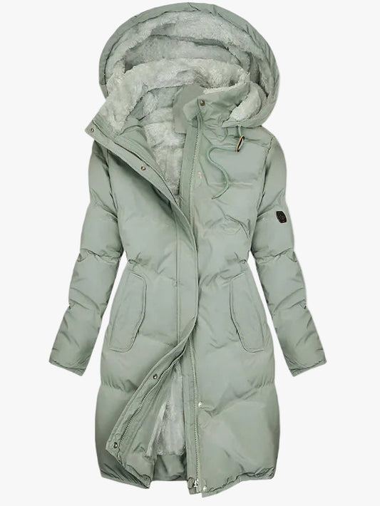 Tuva | Long Hooded Puffer Coat