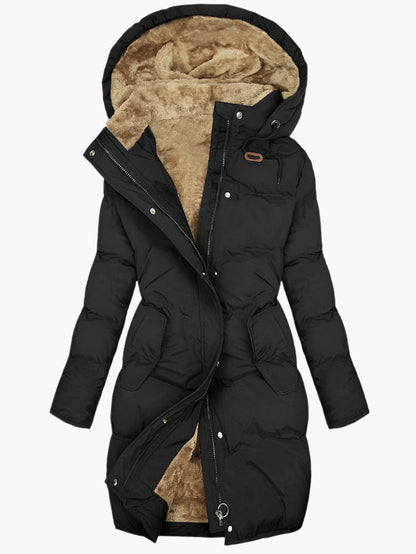 Tuva | Long Hooded Puffer Coat