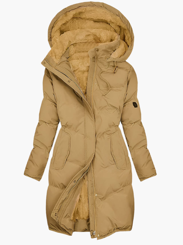 Tuva | Long Hooded Puffer Coat