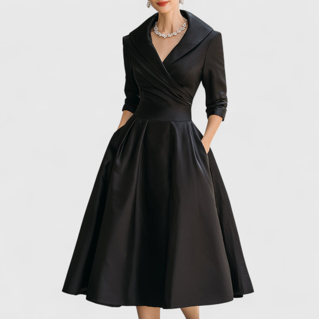 Maren | A-Line Wedding Guest Midi Dress