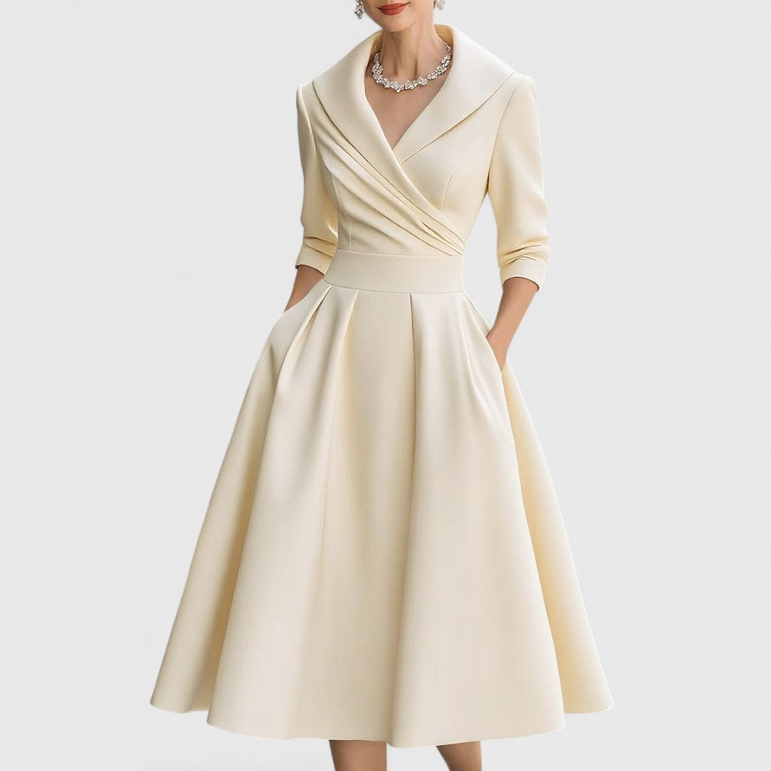 Maren | A-Line Wedding Guest Midi Dress