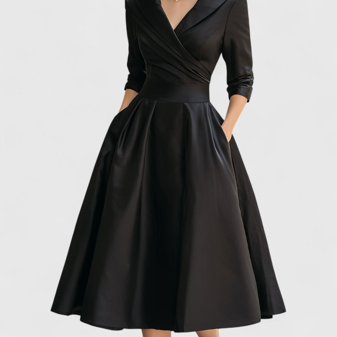 Maren | A-Line Wedding Guest Midi Dress
