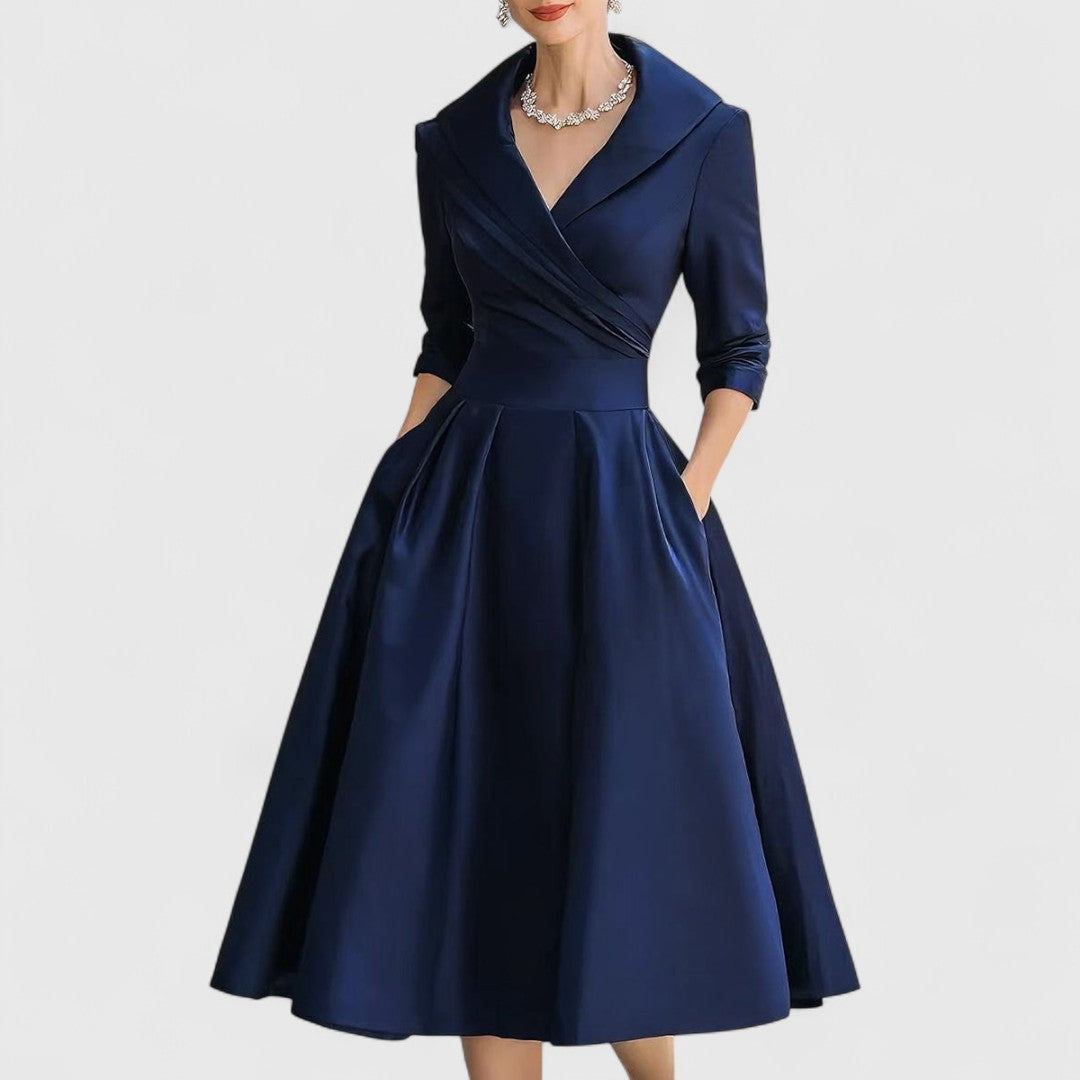 Maren | A-Line Wedding Guest Midi Dress