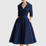 Maren | A-Line Wedding Guest Midi Dress