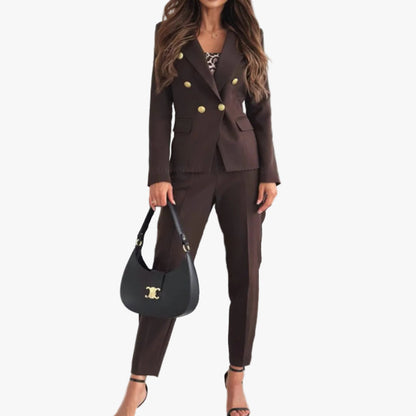 Blythe | Double-Breasted Blazer and Trouser Suit