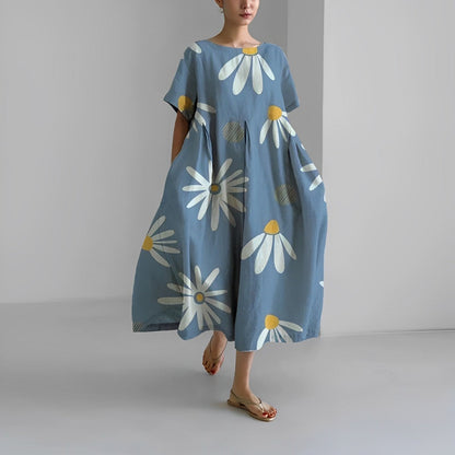 Junia | Floral Swing Midi Dress