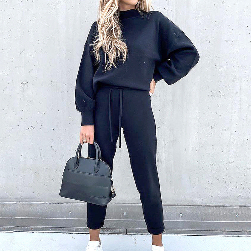 Colombine | Knit Turtleneck & Trouser Lounge Set