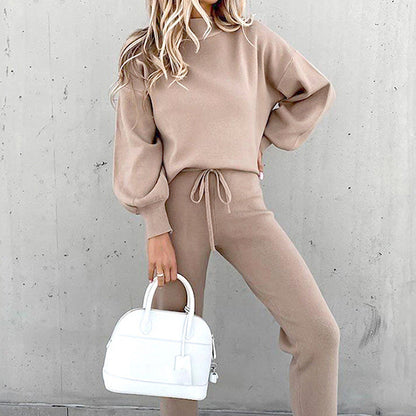 Colombine | Knit Turtleneck & Trouser Lounge Set