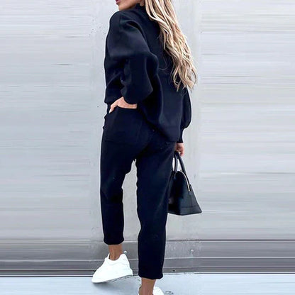 Colombine | Knit Turtleneck & Trouser Lounge Set