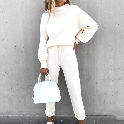 Colombine | Knit Turtleneck & Trouser Lounge Set