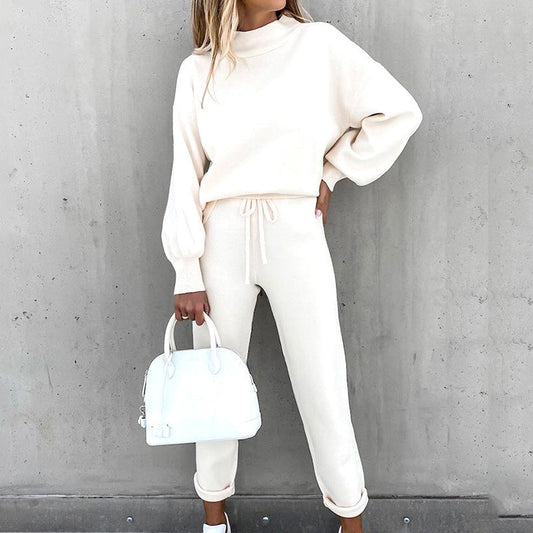 Colombine | Knit Turtleneck & Trouser Lounge Set