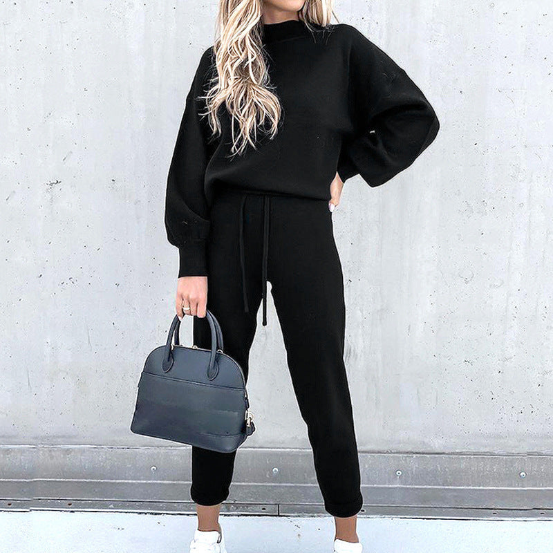 Colombine | Knit Turtleneck & Trouser Lounge Set